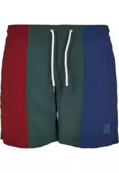 Шорты для плавания URBAN CLASSICS "Мужские 3-цветные шорты для плавания Urban Classics", зеленый