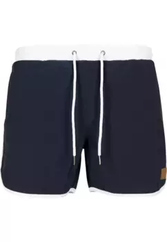 Шорты для плавания URBAN CLASSICS "Мужские шорты для плавания в стиле ретро Urban Classics", белый