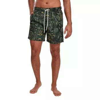 Шорты для плавания Urban Classics Paisley, черный