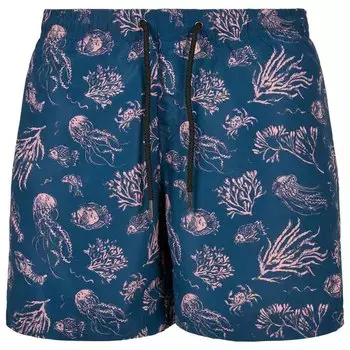Шорты для плавания Urban Classics Pattern, синий