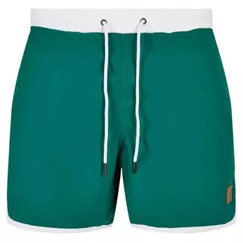 Шорты для плавания Urban Classics Retro, зеленый
