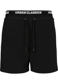 Шорты для плавания URBAN CLASSICS " Urban Classics Men's Two in One Swim Shorts", черный, белый