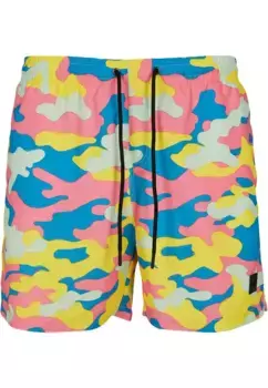 Шорты для плавания URBAN CLASSICS " Urban Classics Men's Camo Swim Shorts", цвет Happy Camo