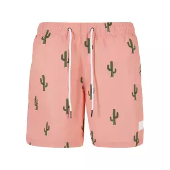 Шорты для плавания URBAN CLASSICS " Urban Classics Men's Pattern Swim Shorts", цвет Cactus Aop