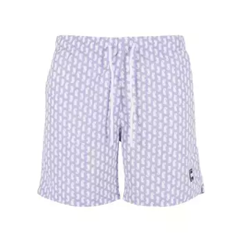 Шорты для плавания URBAN CLASSICS " Urban Classics Men's Pattern Swim Shorts", цвет морской волны