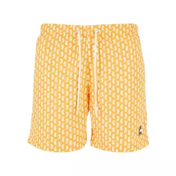 Шорты для плавания URBAN CLASSICS " Urban Classics Men's Pattern Swim Shorts", цвет морской волны