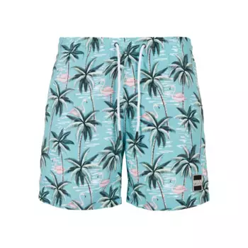 Шорты для плавания URBAN CLASSICS " Urban Classics Men's Pattern Swim Shorts", цвет Tropical Bird Aop