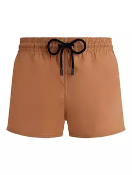 Шорты для плавания Vilebrequin из переработанного полиэстера, коричневый