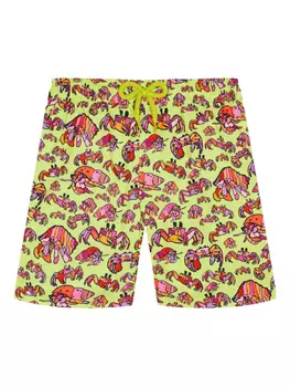 Шорты для плавания Vilebrequin Kids Hermit Crabs, зеленый