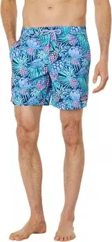 Шорты для плавания Vineyard Vines Printed Chappy Trunks, цвет Sea Turtle/Blue Blazer