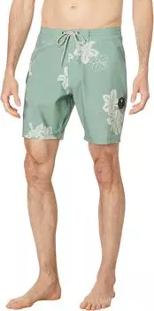 Шорты для плавания VISSLA Byebiscus 17.5" Boardshorts, цвет Light Sage