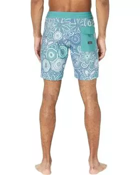 Шорты для плавания VISSLA Squiggy 18.5" Boardshorts, цвет Jade