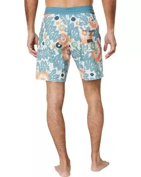 Шорты для плавания VISSLA Zanzabar 17.5" Boardshorts, цвет Storm Blue