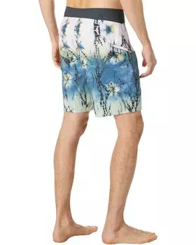 Шорты для плавания Volcom Mod Batik 19" Boardshorts, цвет Indigo Ridge