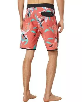 Шорты для плавания Volcom Mod Platter Scallop 20" Boardshorts, цвет Living Coral