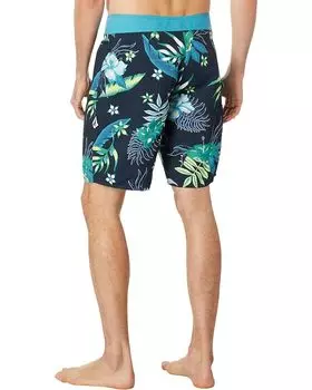 Шорты для плавания Volcom Mod Sunriser Floral 19" Boardshorts, темно-синий