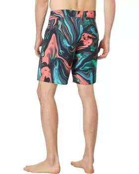 Шорты для плавания Volcom Psyche Marble Mod 19" Boardshorts, черный