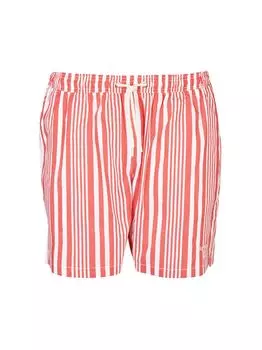 Шорты для плавания в полоску Deckham Barbour, красный