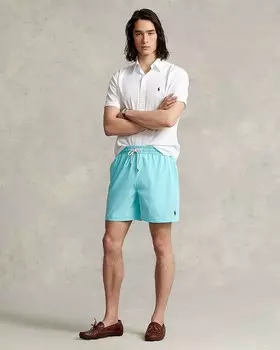 Шорты для путешествий Polo Ralph Lauren 5,75 дюйма, синий