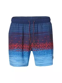 Шорты для серфинга KOROSHI, цвет Blue/marine blue/Light blue/Red