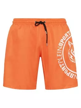 Шорты для серфинга Plein Sport Carbon Tiger, оранжевый
