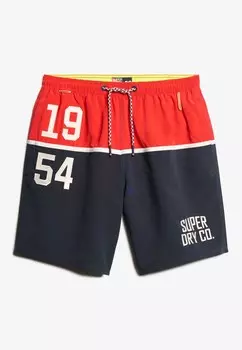 Шорты для серфинга Superdry, цвет marine blue/Red