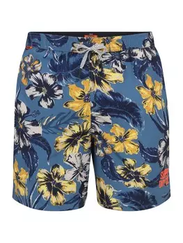 Шорты для серфинга Superdry, цвет Navy/Azure