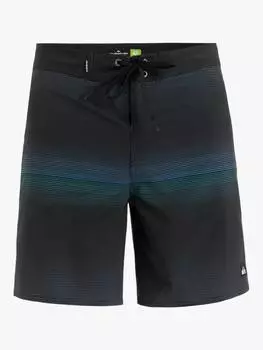 Шорты для серфинга surfsilk 18 дюймов Quiksilver, черный/разноцветный