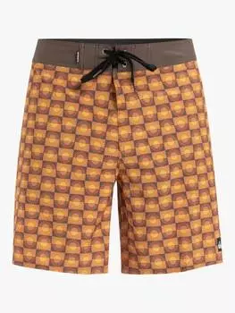 Шорты для серфинга surfsilk 18 дюймов Quiksilver, цвет Florever Bran