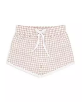 Шорты для серфинга в клеточку для мальчиков — для малышей, маленьких детей, больших детей Minnow, коричневый