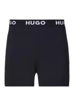 Шорты для сна HUGO Underwear "UNITE_SHORTS 10247048 01", с эластичной лентой с логотипом Hugo на поясе, черный