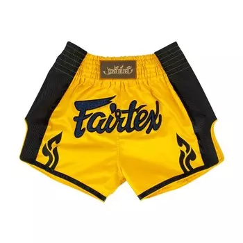 Шорты для тайского бокса Fairtex BS1701, размер S, желтый