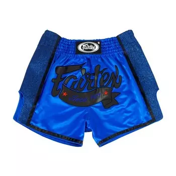 Шорты для тайского бокса Fairtex BS1702, размер XXL, синий