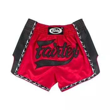 Шорты для тайского бокса Fairtex BS1703, размер S, красный