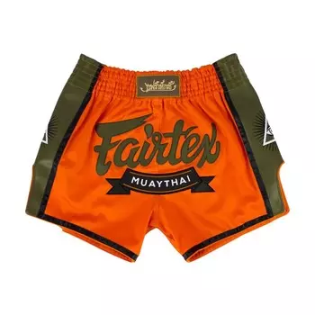 Шорты для тайского бокса Fairtex BS1705, размер XXL, оранжевый