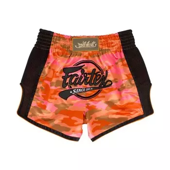 Шорты для тайского бокса Fairtex BS1711, размер XXXL, оранжевый