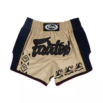 Шорты для тайского бокса Fairtex BS1713 Tribal, размер M, хаки