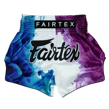 Шорты для тайского бокса Fairtex Bs1950 White Tech House, размер 4XL, мультиколор