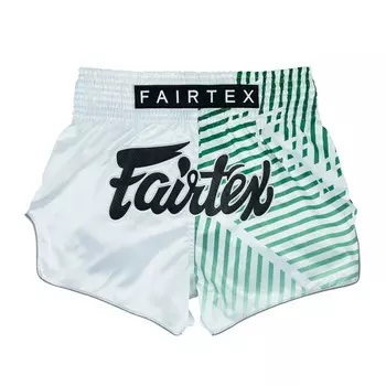 Шорты для тайского бокса Fairtex Racer BS1923, размер 4XL, белый