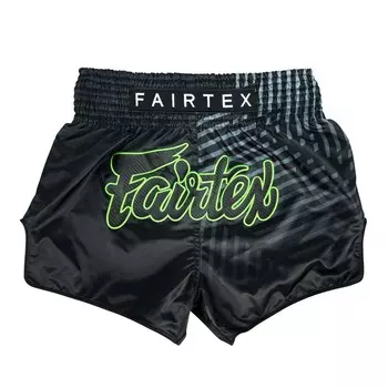 Шорты для тайского бокса Fairtex Racer BS1924, размер M, черный