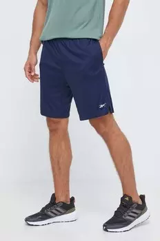Шорты для тренировки связи Reebok, темно-синий