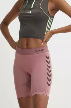 Шорты для тренировок First бесшовные Hummel, розовый