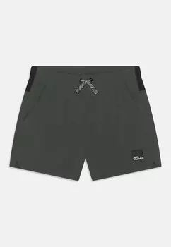 Шорты для улицы TEEN SHORTS UNISEX Jack Wolfskin, цвет slate green