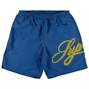 Шорты для воды Supreme Mesh Script, светло-темно-синий