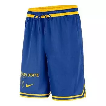Шорты dna courtside golden state warriors shorts blue Nike, синий