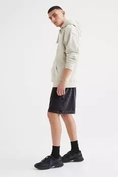 Шорты до колен свободного кроя H&amp;M, черный