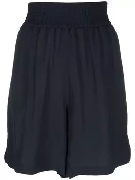 Шорты до колена с резинкой на талии Fabiana Filippi, синие