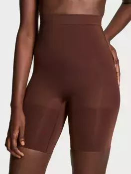 Шорты до середины бедра Seamless Shaping Victoria'S Secret, цвет Ganache