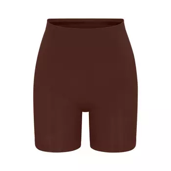 Шорты до средины бедра SKIMS Seamless Sculpt, цвет Cocoa