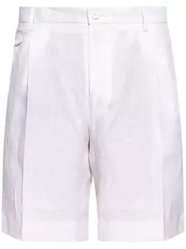 Шорты Dolce & Gabbana со складками спереди, белый
